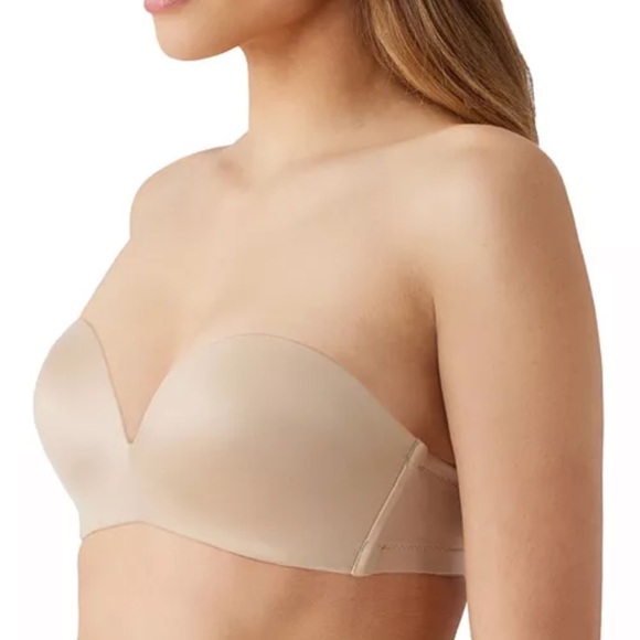 b.tempt’d by Wacoal Strapless Nude Bra 34C Lightly Used Style 954281 - Picture 3 of 6